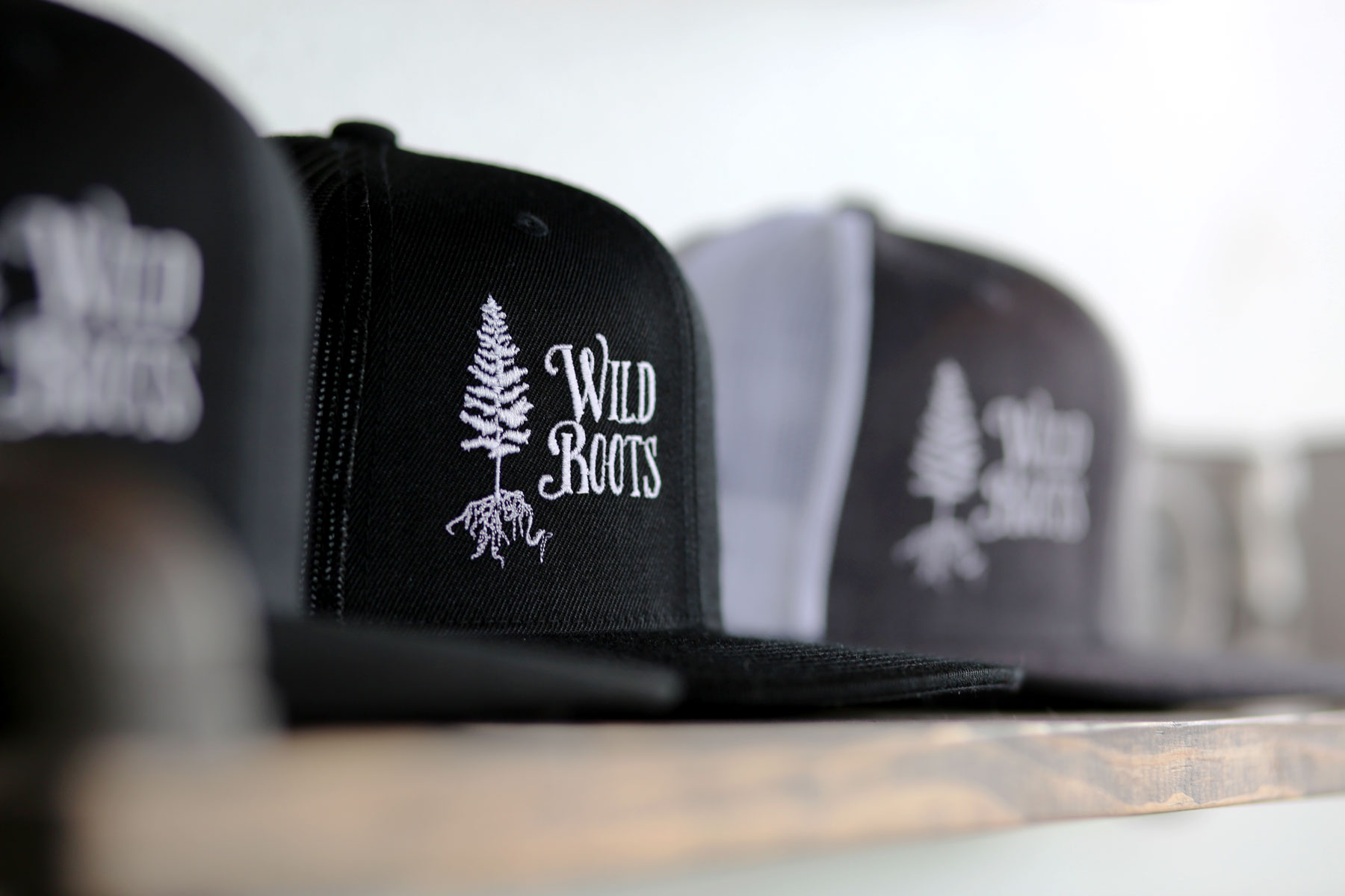 Wild Roots Coffeehouse embroidered hat